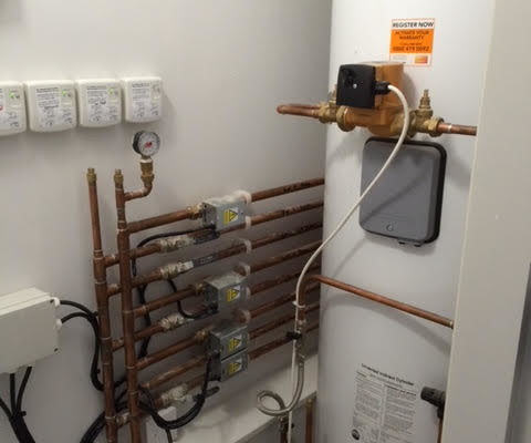 Unvented cylinder